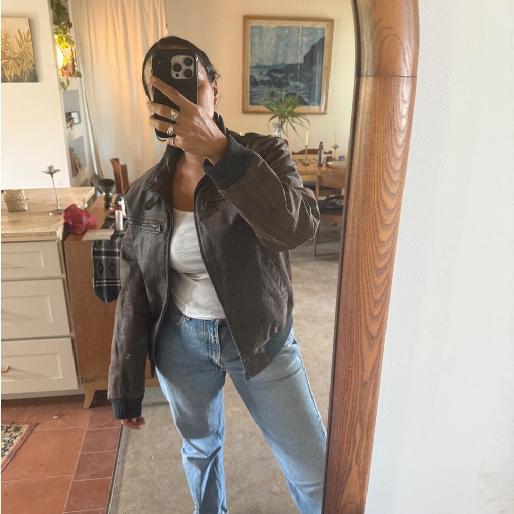 Women's Brown Leather Jacket